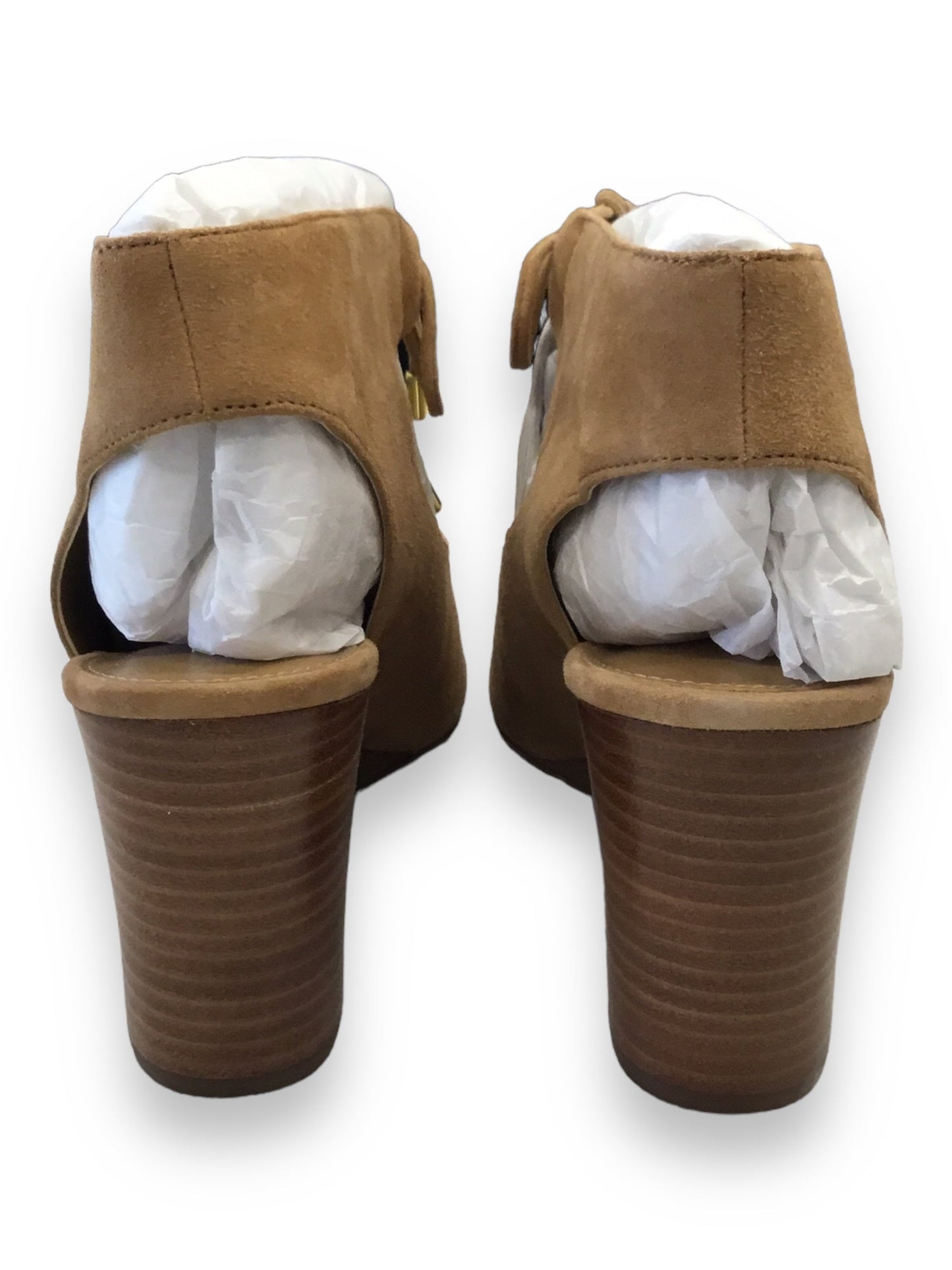 Brown Sandals Heels Wedge Lauren By Ralph Lauren, Size 8.5 – Clothes Mentor