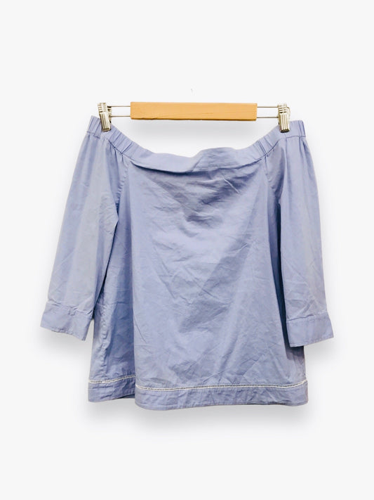 Blue Top Long Sleeve Theory, Size S