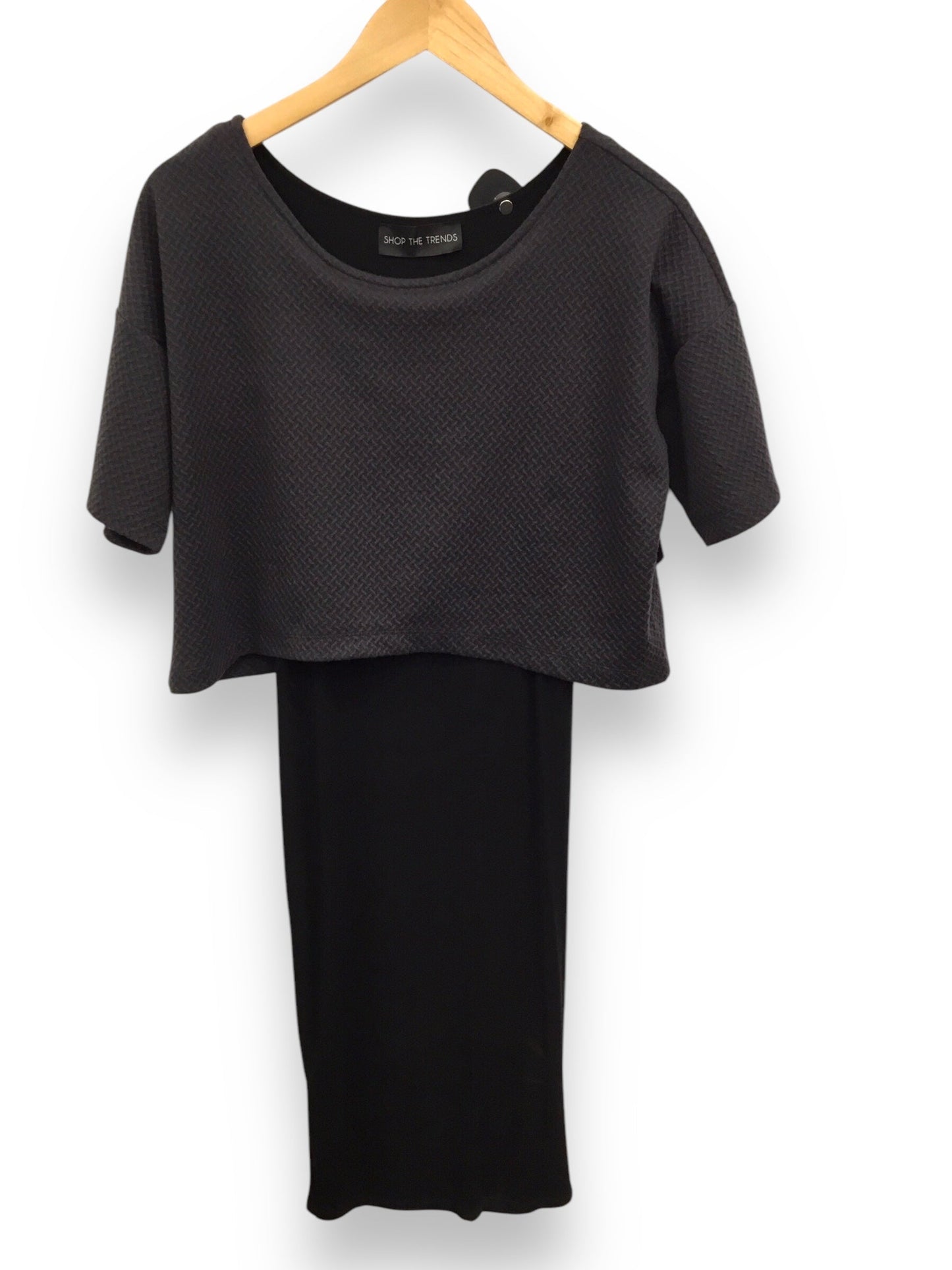 Dress Casual Midi By Clothes Mentor In Black, Size: S