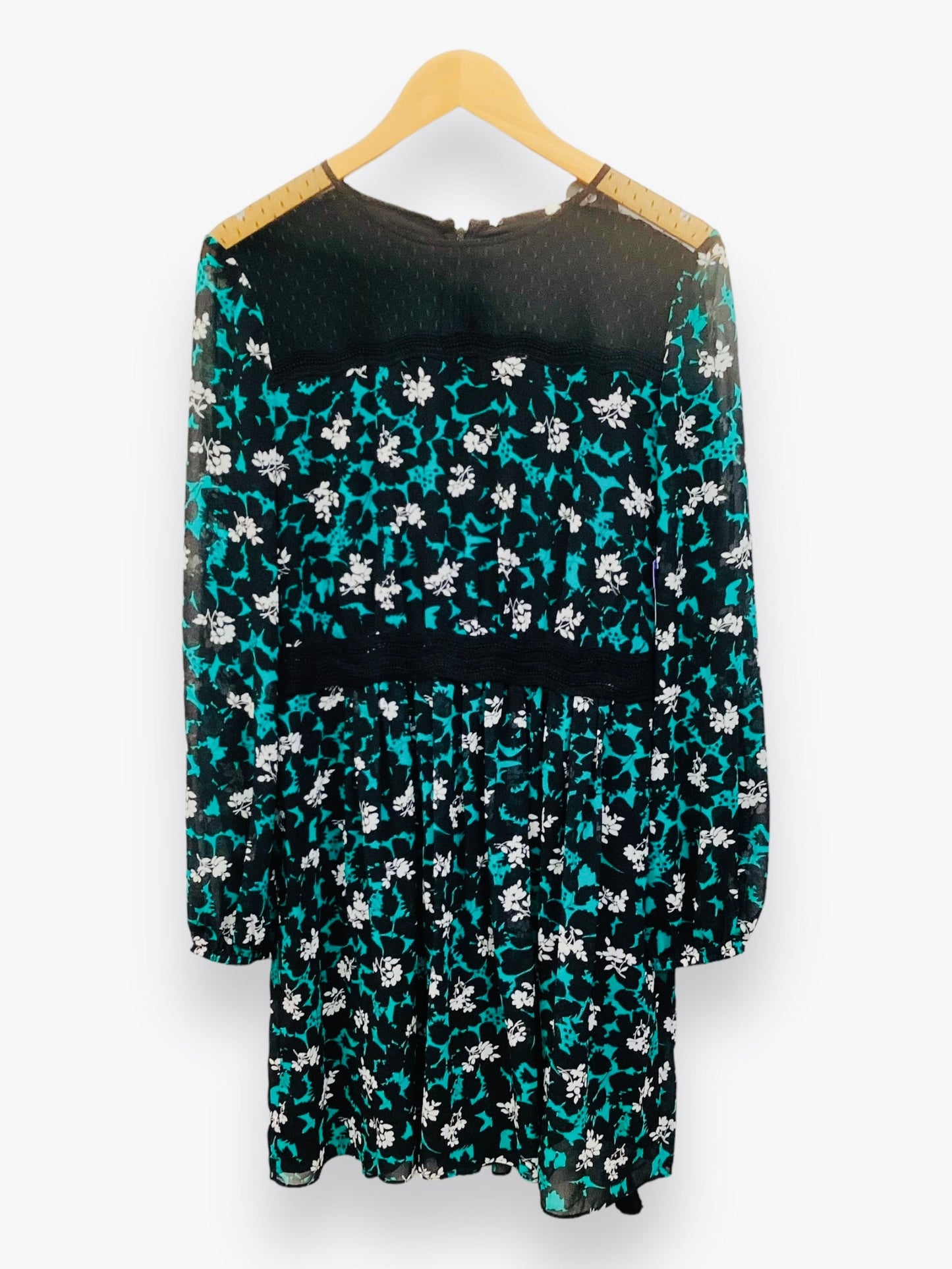 NWT Black & Green Dress Casual Mika and Gali Size M