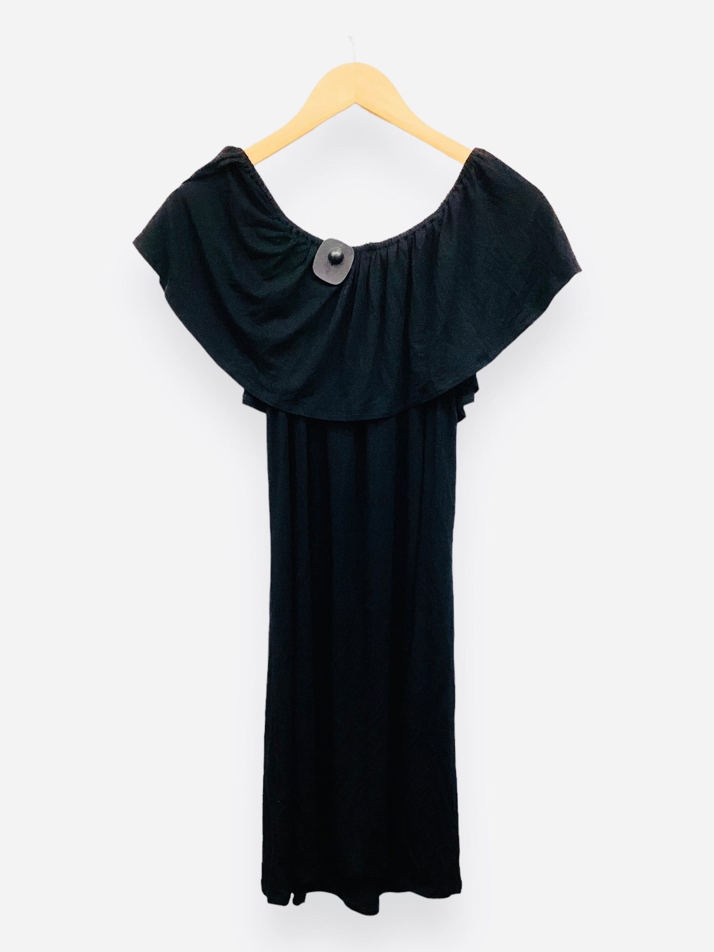 NWT Black Dress Casual Midi Spense, Size Petite L
