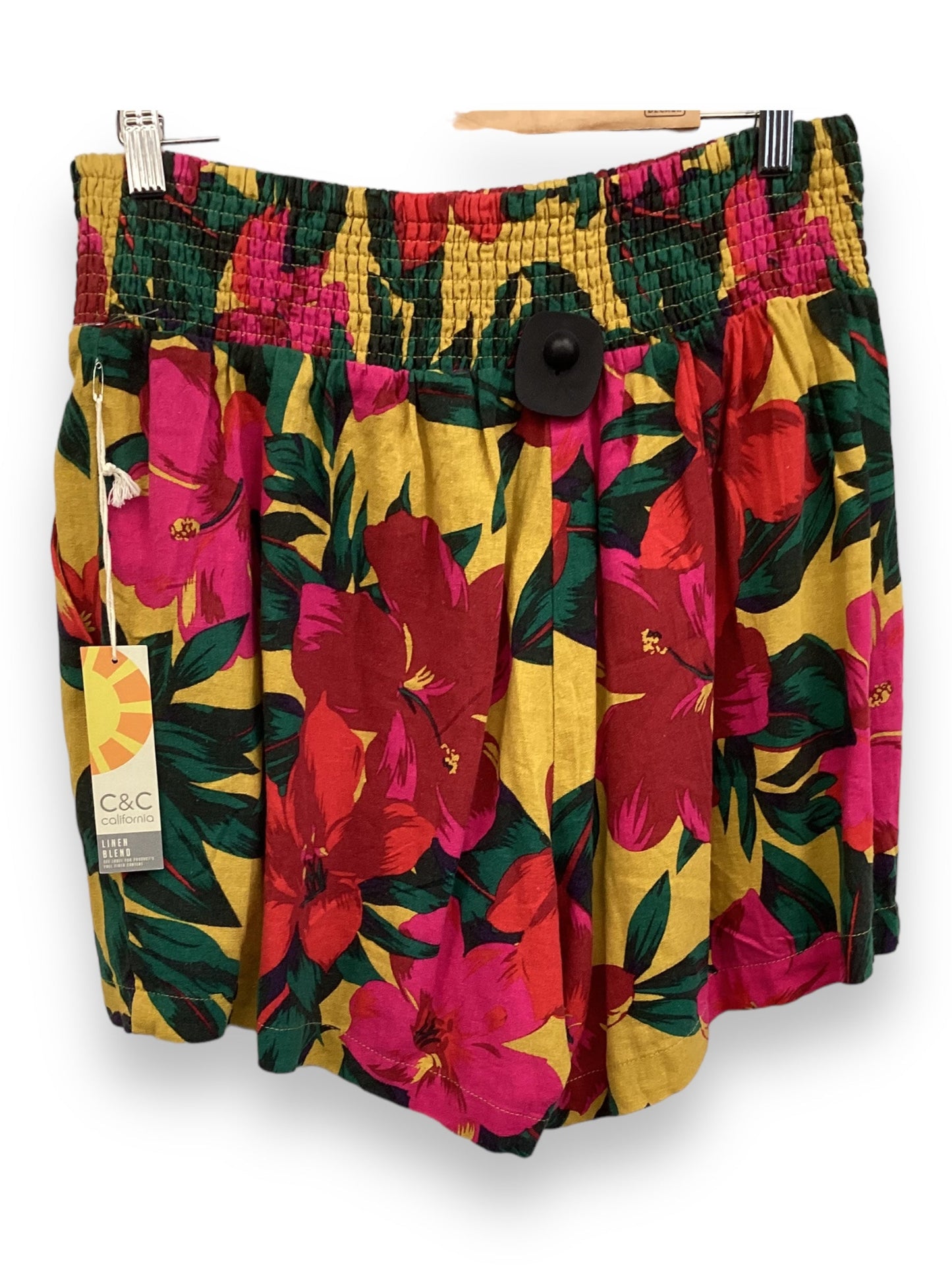 Floral Print Shorts Set Cynthia Rowley, Size Xl