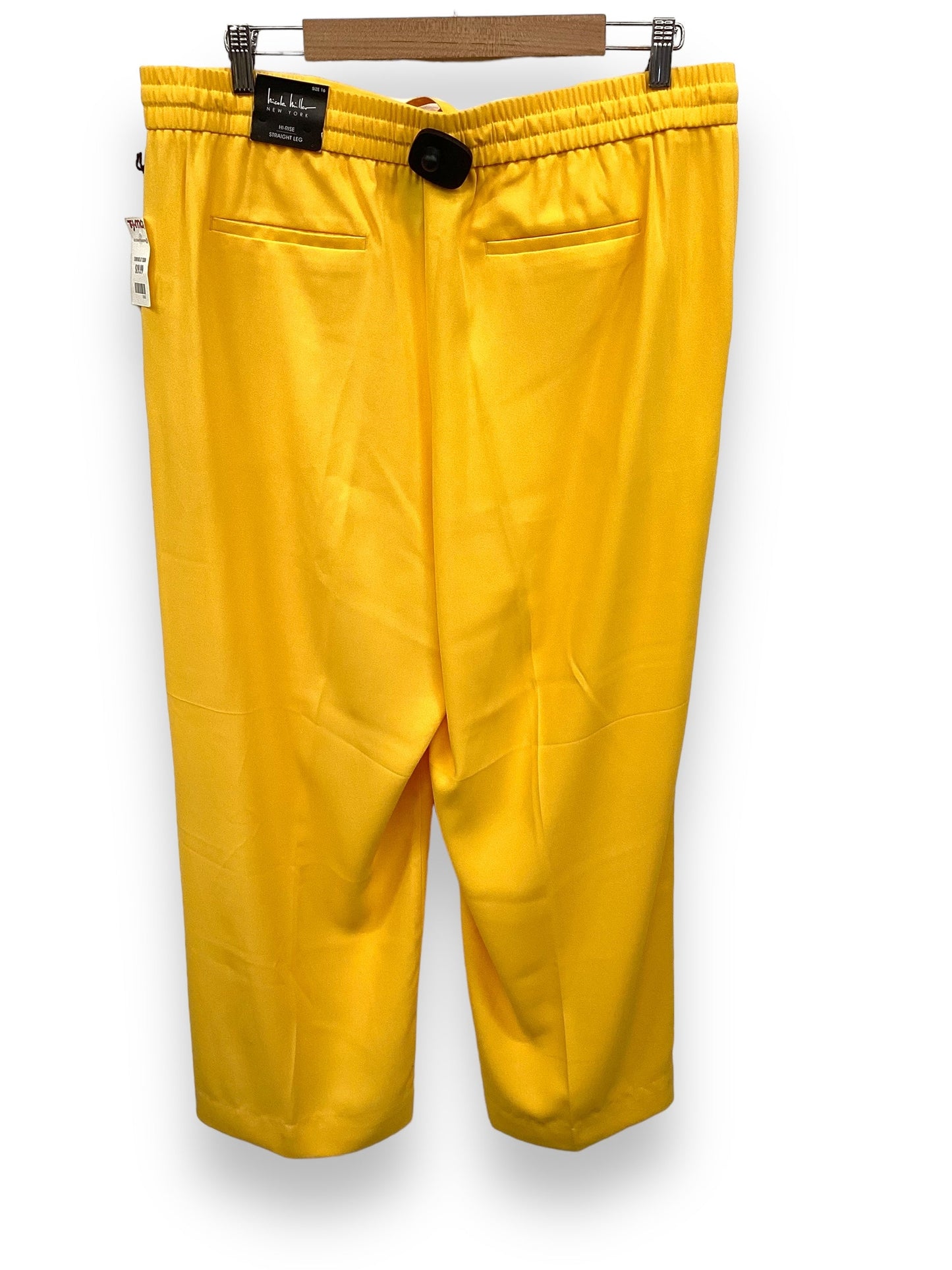 Yellow Pants Other Nicole By Nicole Miller, Size Xl
