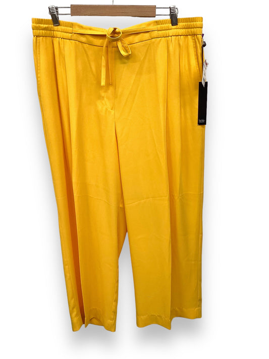 Yellow Pants Other Nicole By Nicole Miller, Size Xl