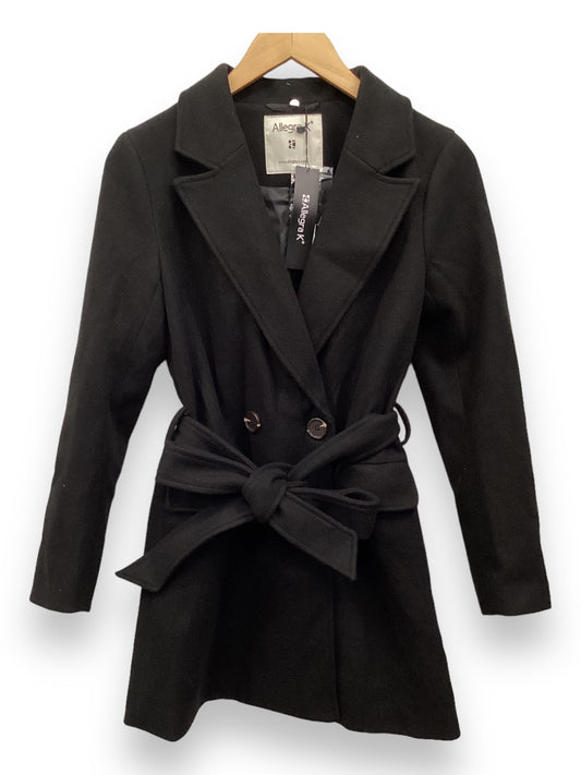 Black Coat Peacoat Allegra K, Size Xs