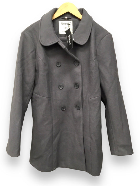 Grey Coat Peacoat Allegra K, Size Xl