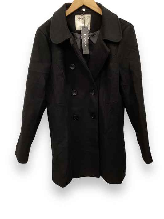 Black Coat Peacoat Allegra K, Size Xl