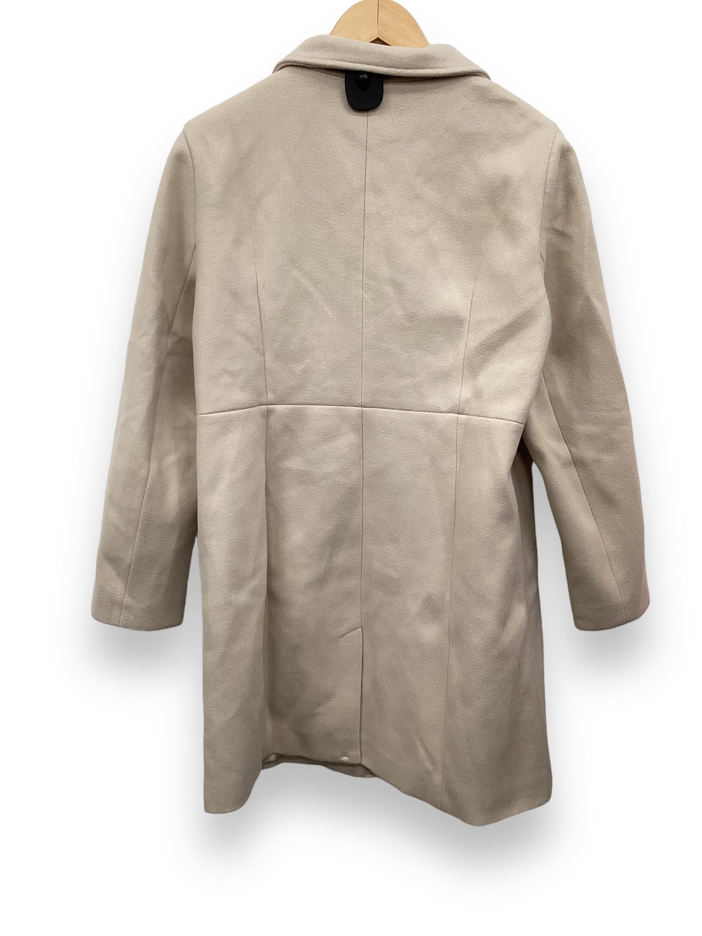 Tan Coat Peacoat Allegra K, Size L