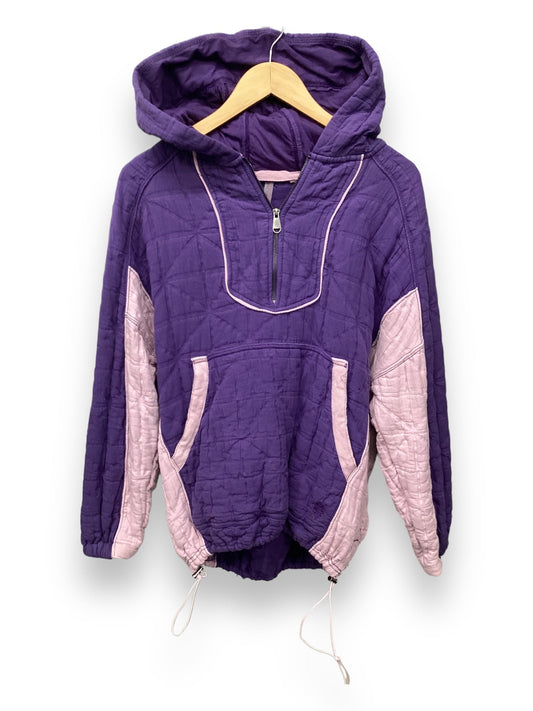 Purple Sweatshirt Hoodie Free People, Size Xs