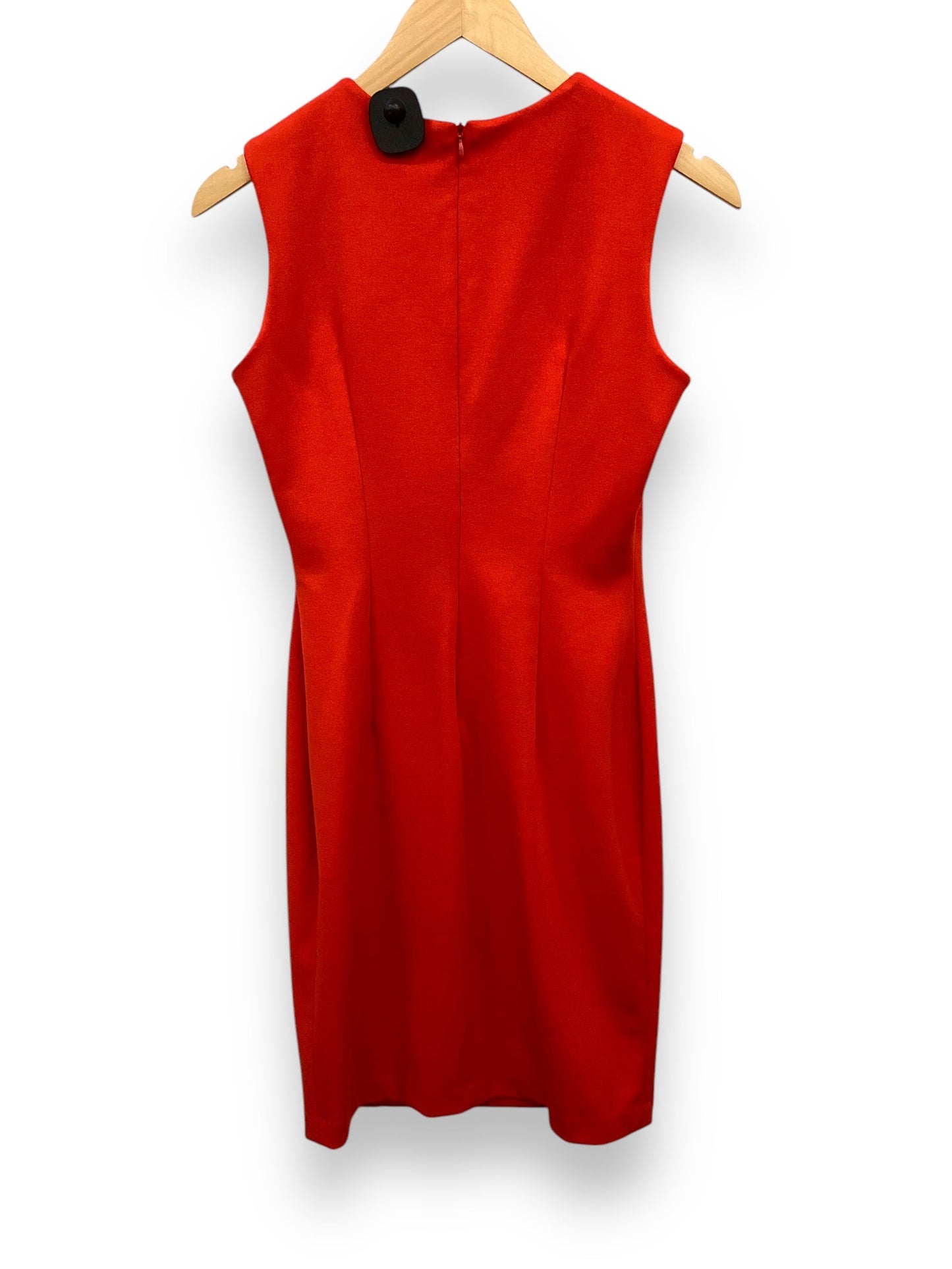 Dress Work By Calvin Klein In Red, Size: Xs