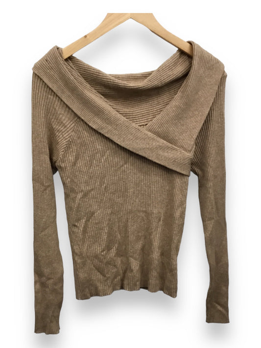 Brown Top Long Sleeve Anthropologie, Size Xl