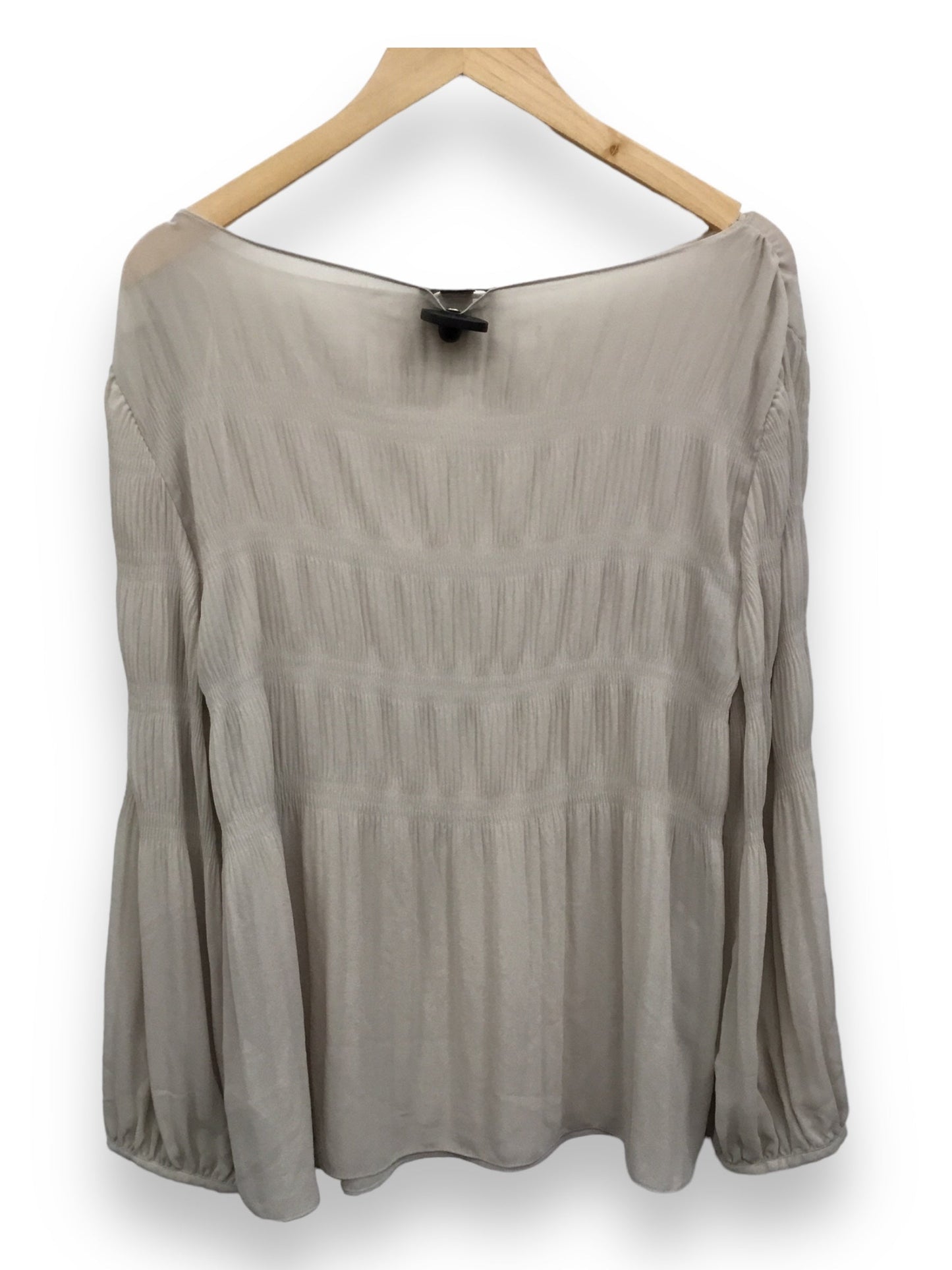 Taupe Top Long Sleeve H&m, Size L