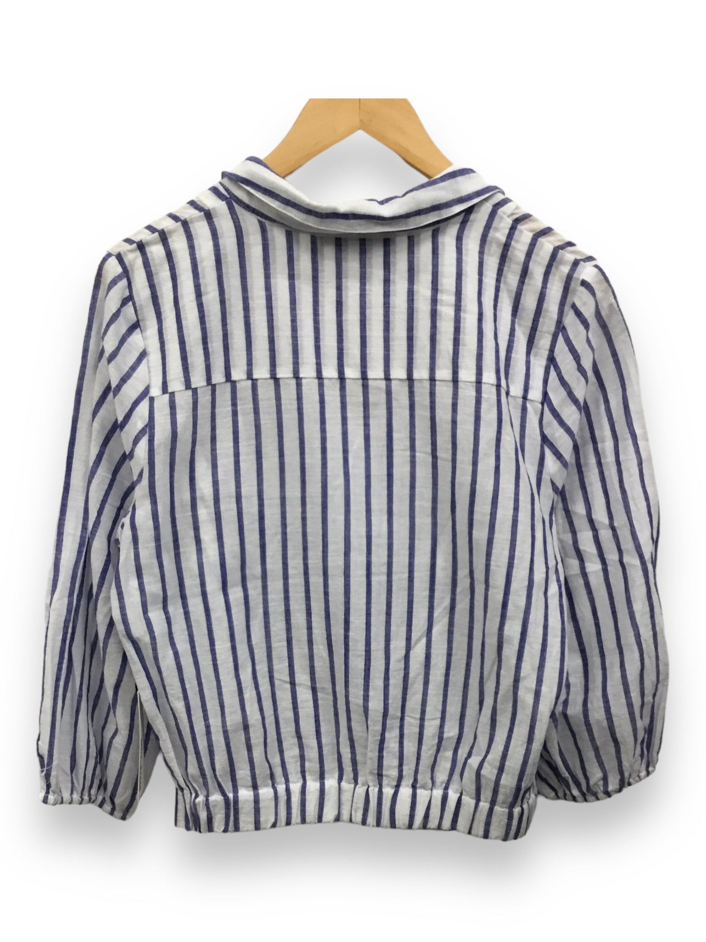 Striped Pattern Top Long Sleeve Haute Monde, Size L