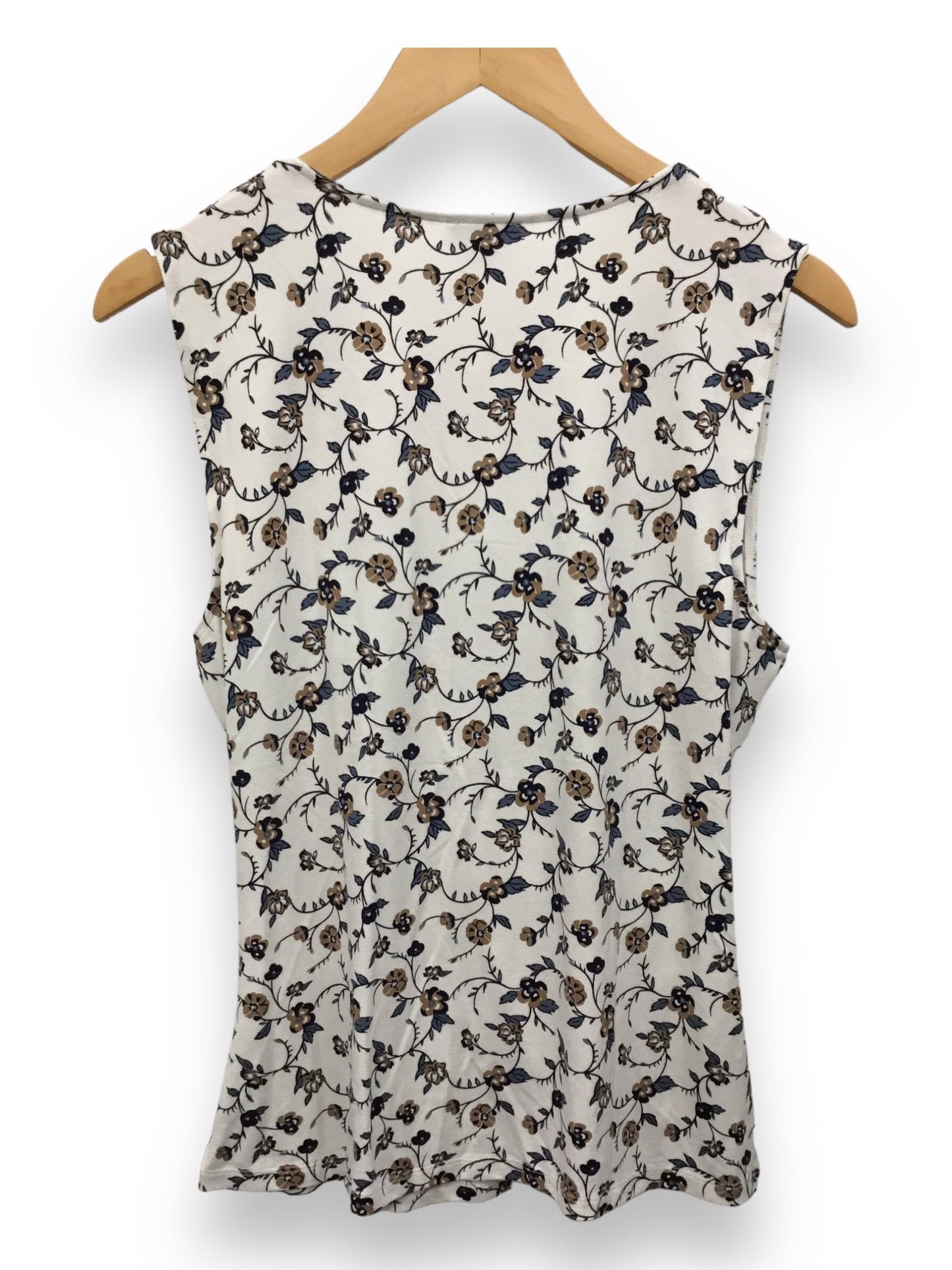 Floral Print Top Sleeveless Ann Taylor, Size L