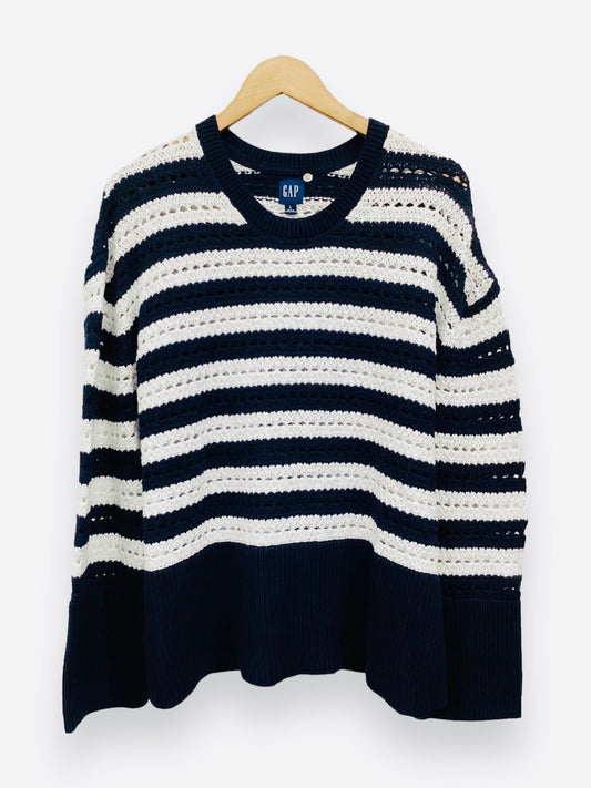 Blue & White Sweater Gap, Size L
