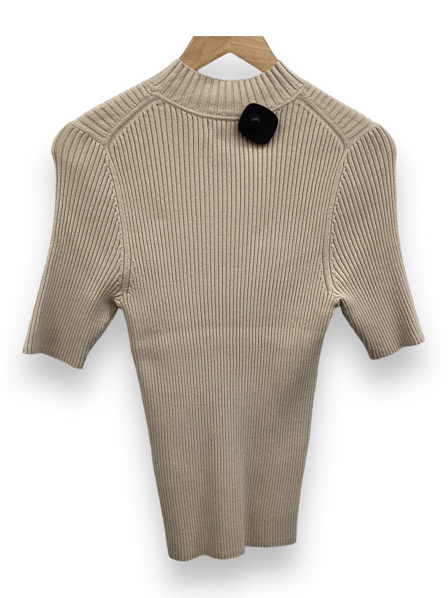 Tan Sweater Short Sleeve Banana Republic, Size L