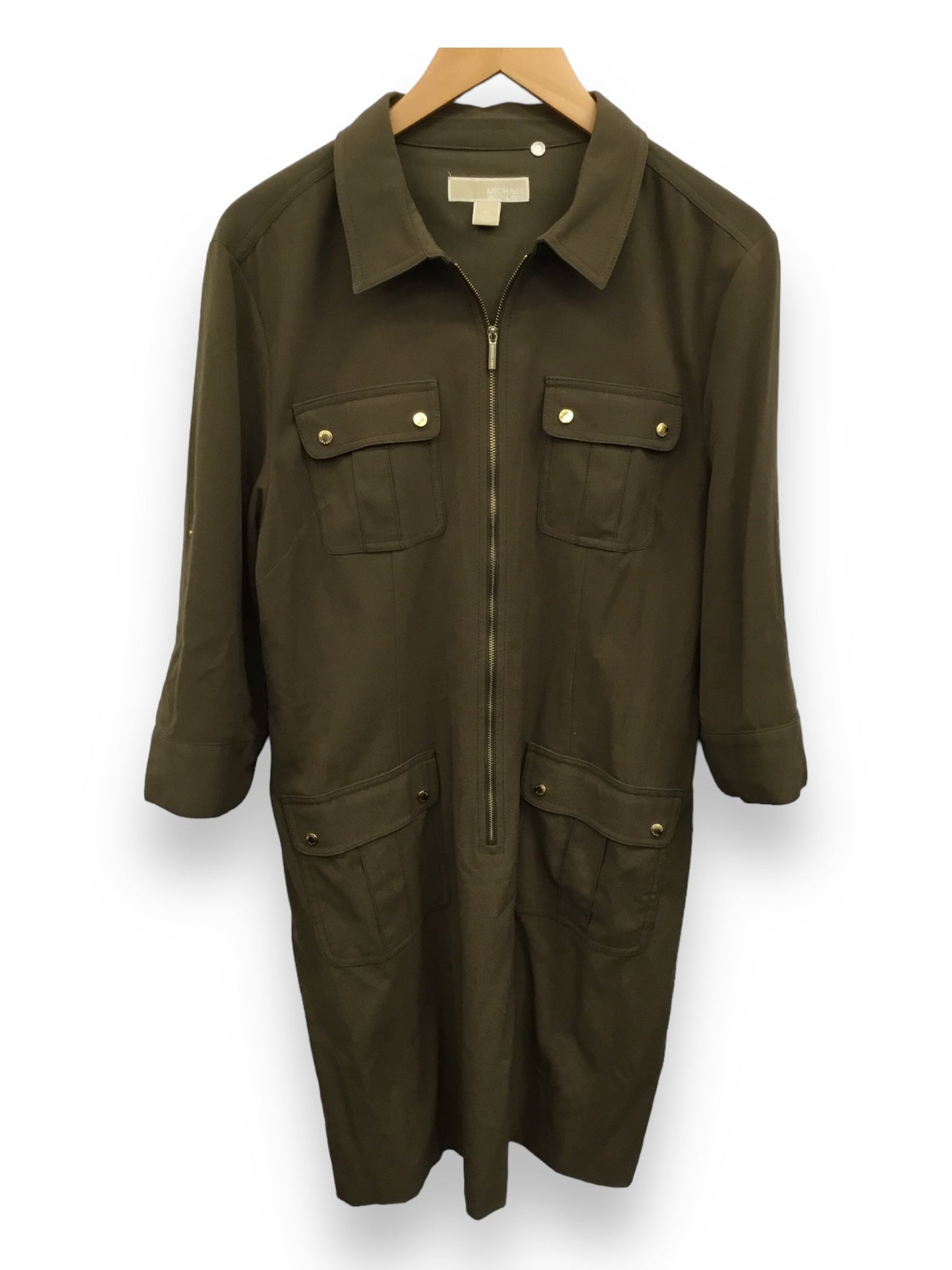Green Dress Designer Michael By Michael Kors, Size Xl