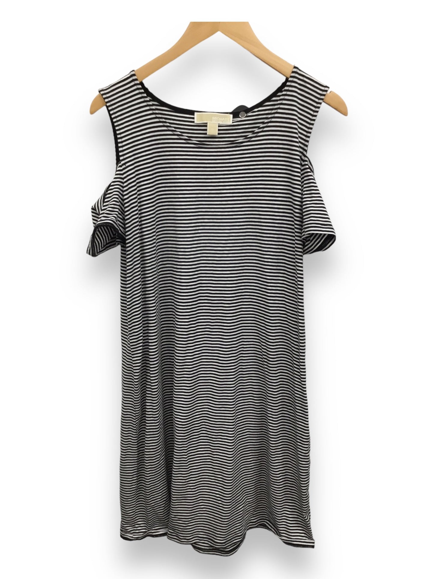 Striped Pattern Dress Designer Michael By Michael Kors, Size Xl