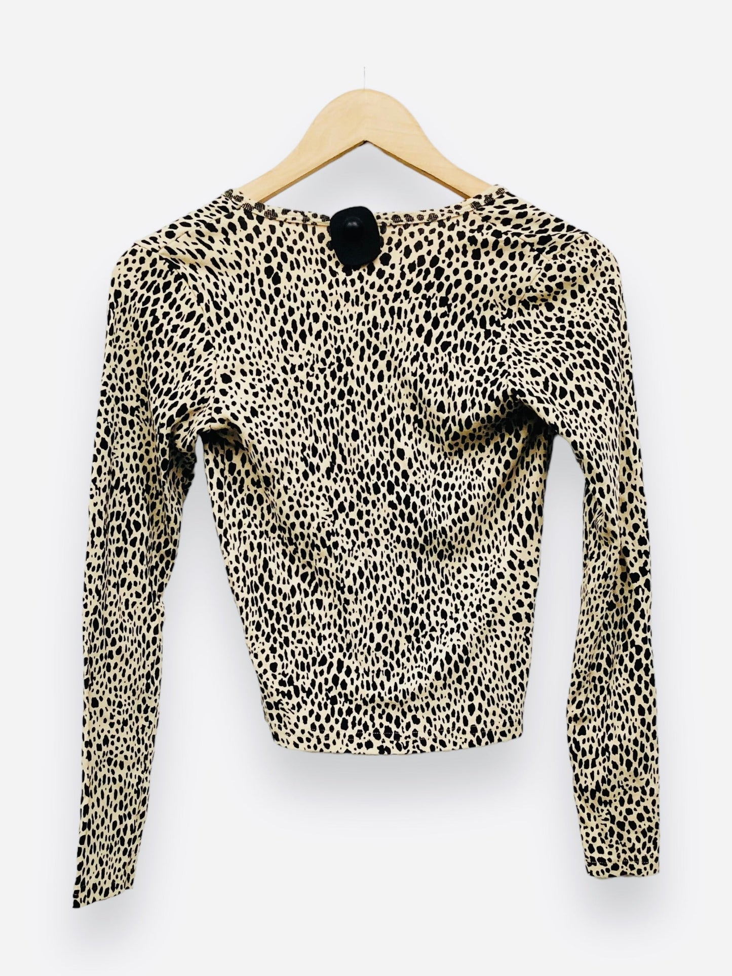 Animal Print Top Long Sleeve John Galt , Size Xs