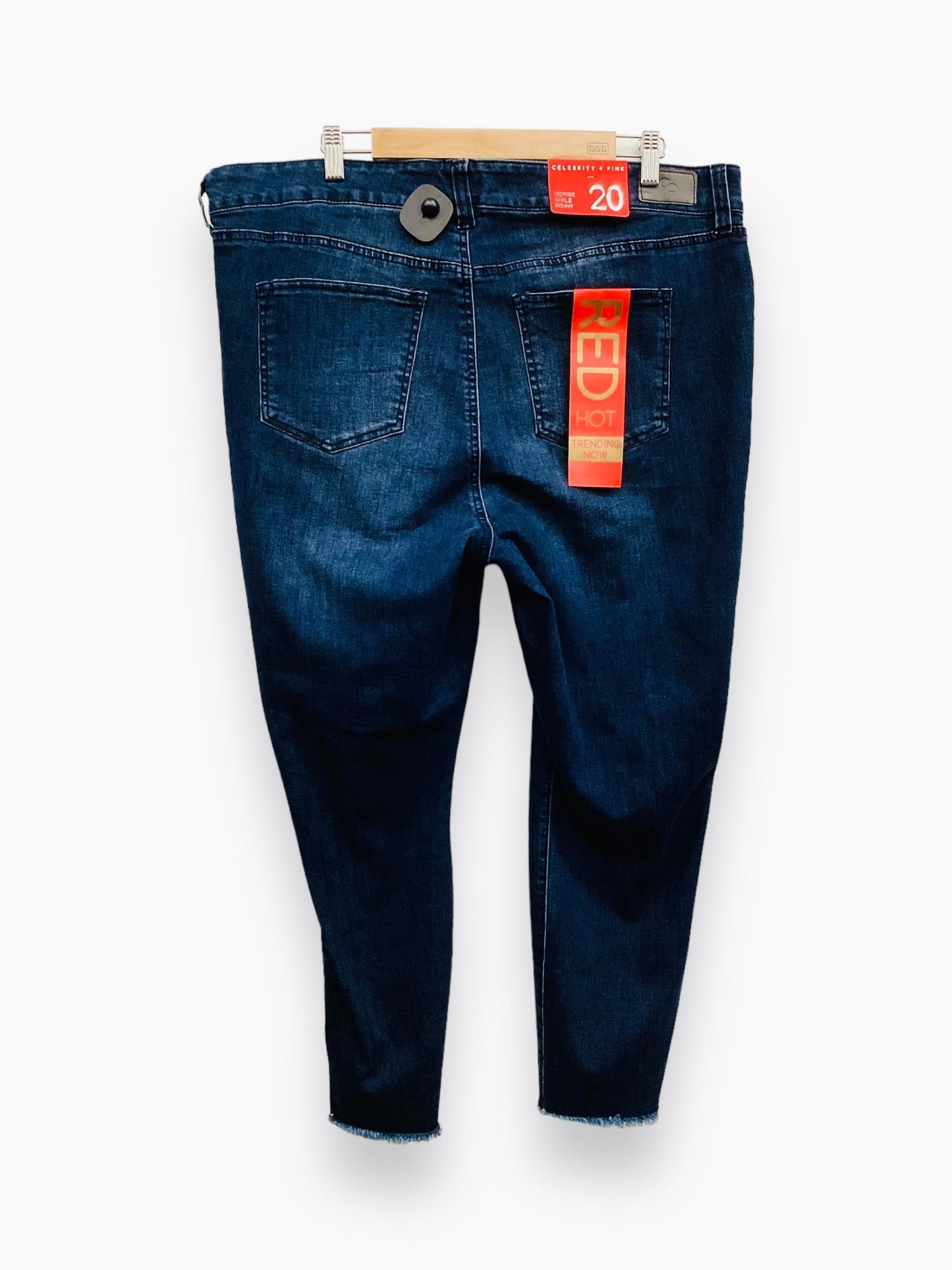 NWT Blue Denim Jeans Skinny Celebrity Pink, Size 20