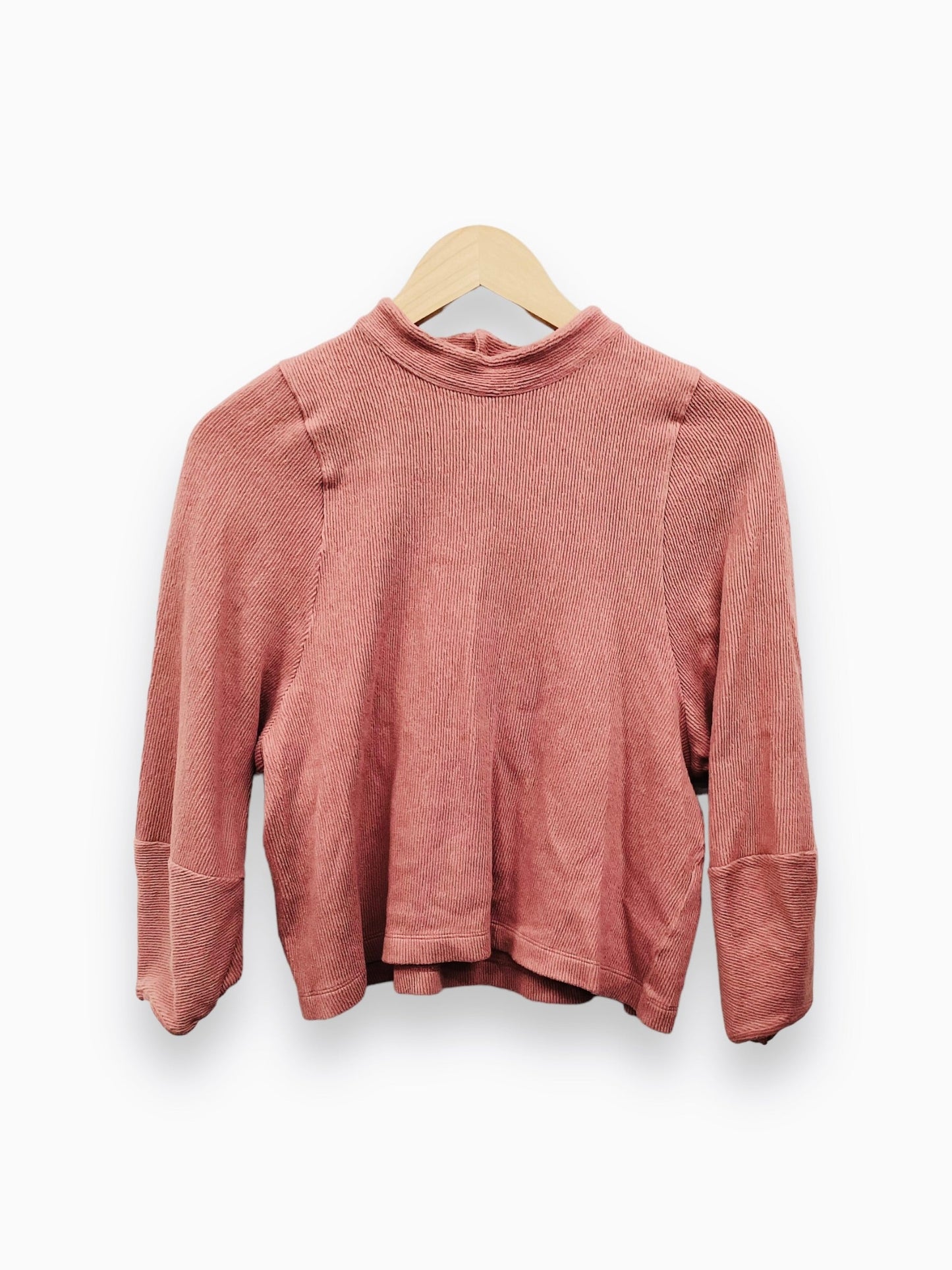 Pink Top Long Sleeve Madewell, Size M