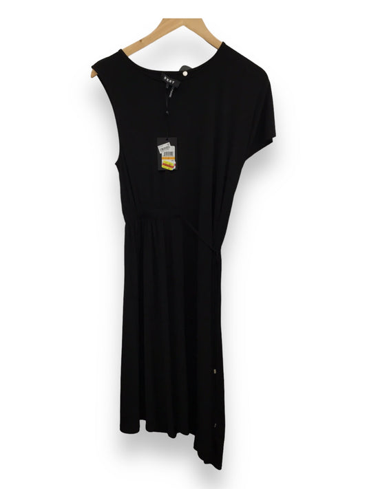 Black Dress Casual Midi Dkny, Size S