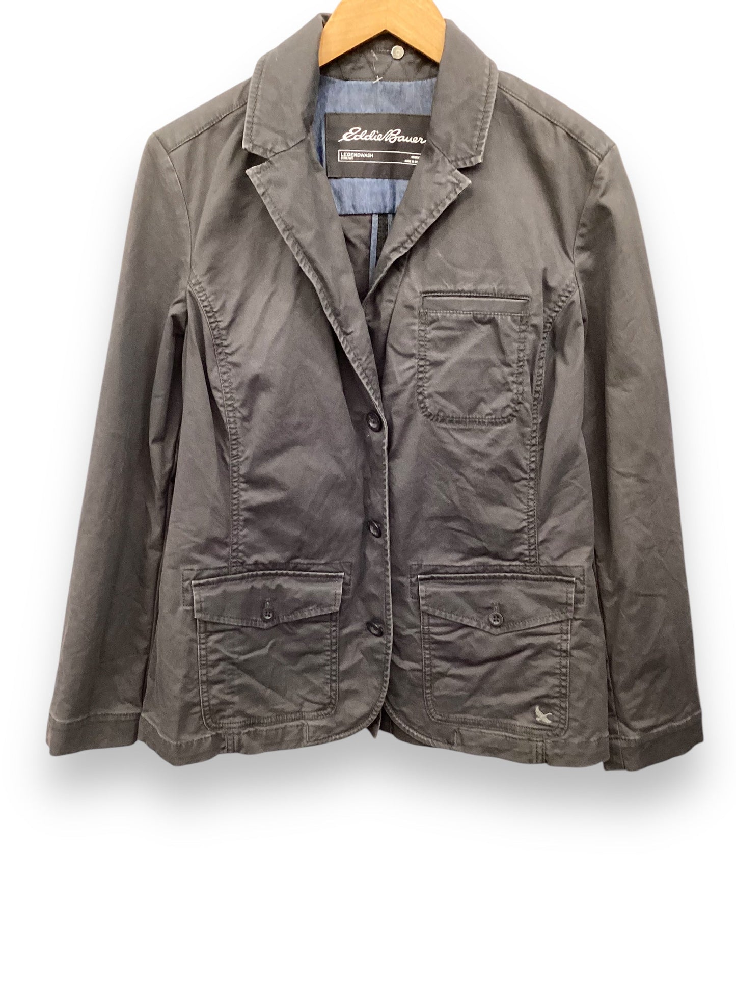 Jacket Other By Eddie Bauer In Grey, Size: L