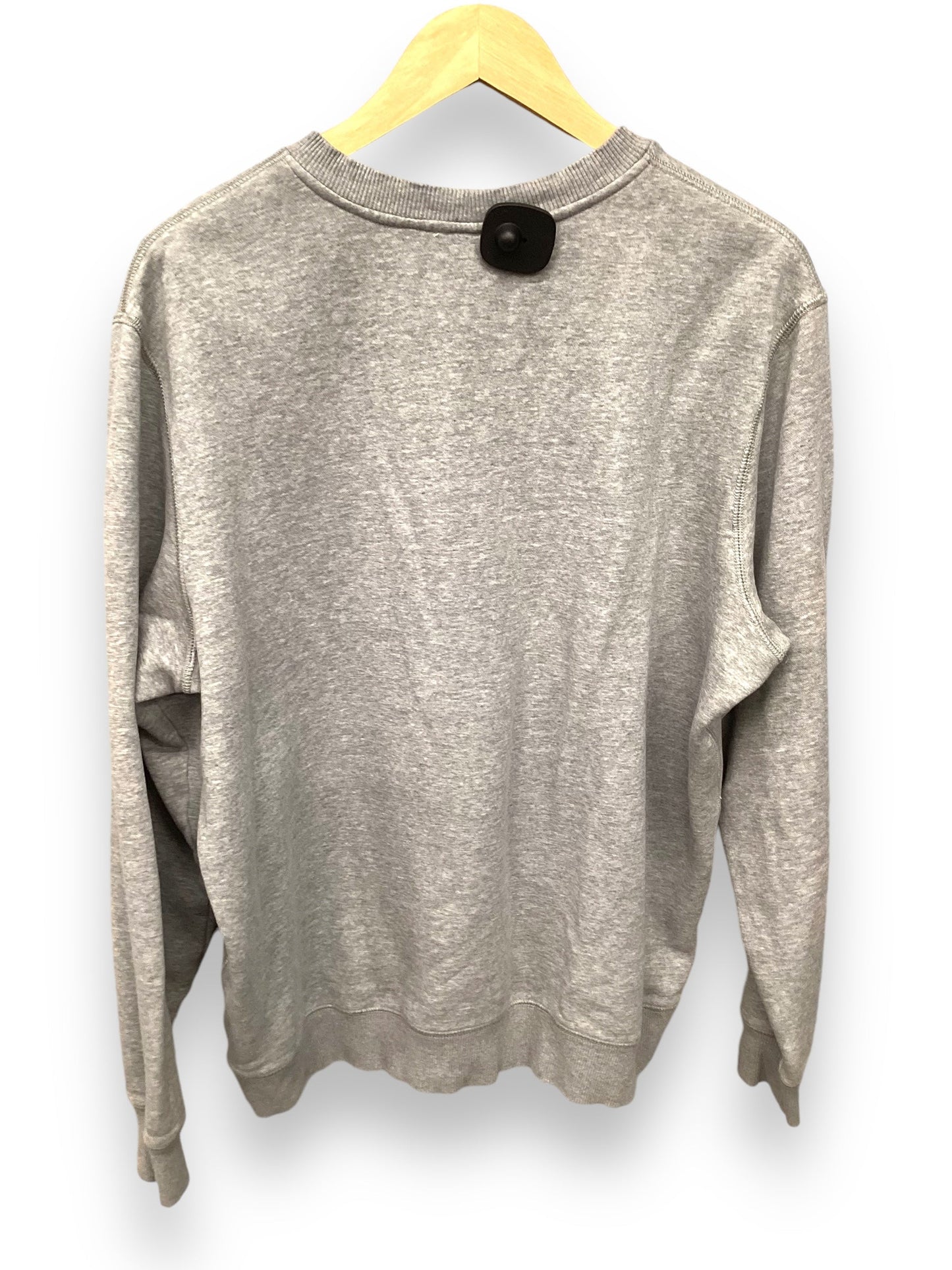 Sweatshirt Crewneck By Nike In Grey, Size: Xl