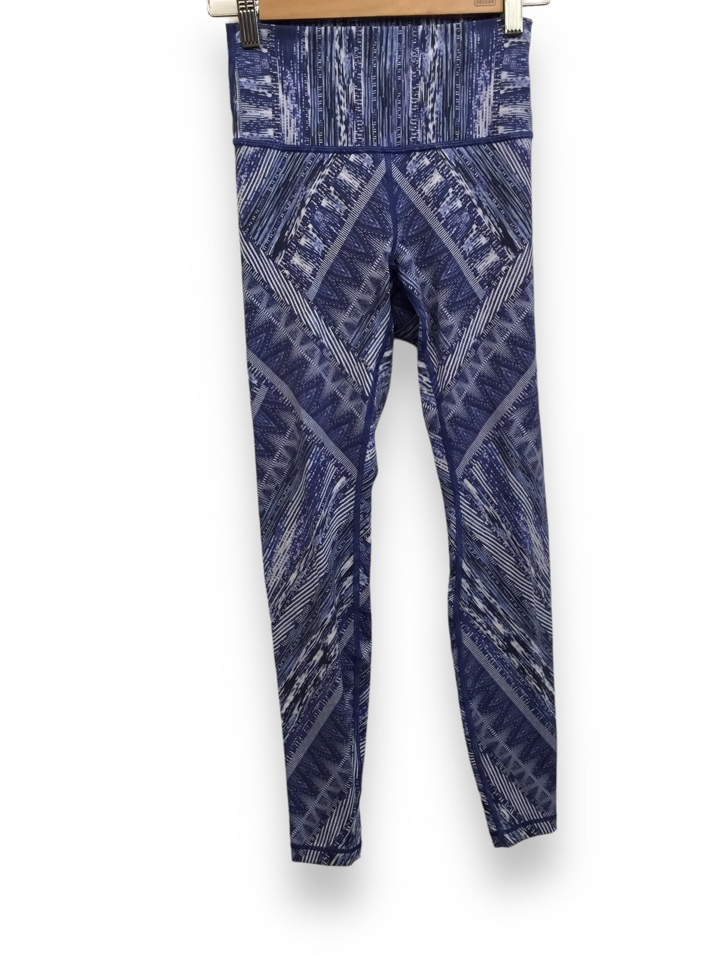 Athletic Leggings By Lululemon In Blue, Size: Xs