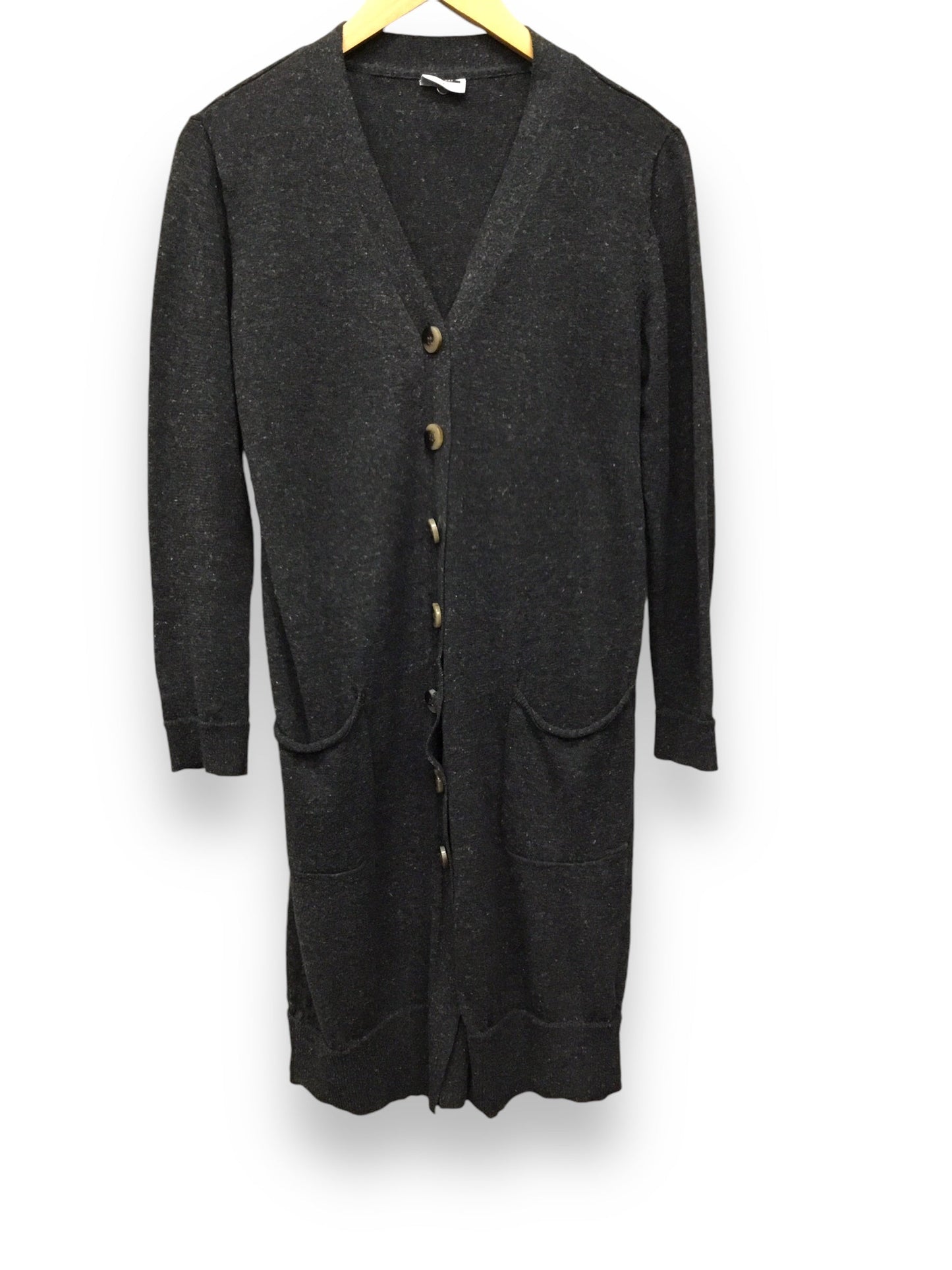 Cardigan By Clothes Mentor In Grey, Size: M