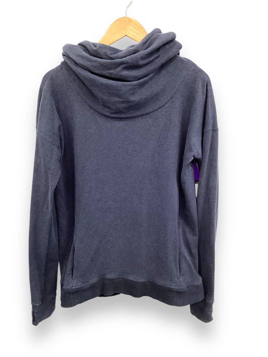 Sweatshirt Hoodie By Lululemon In Navy, Size: S