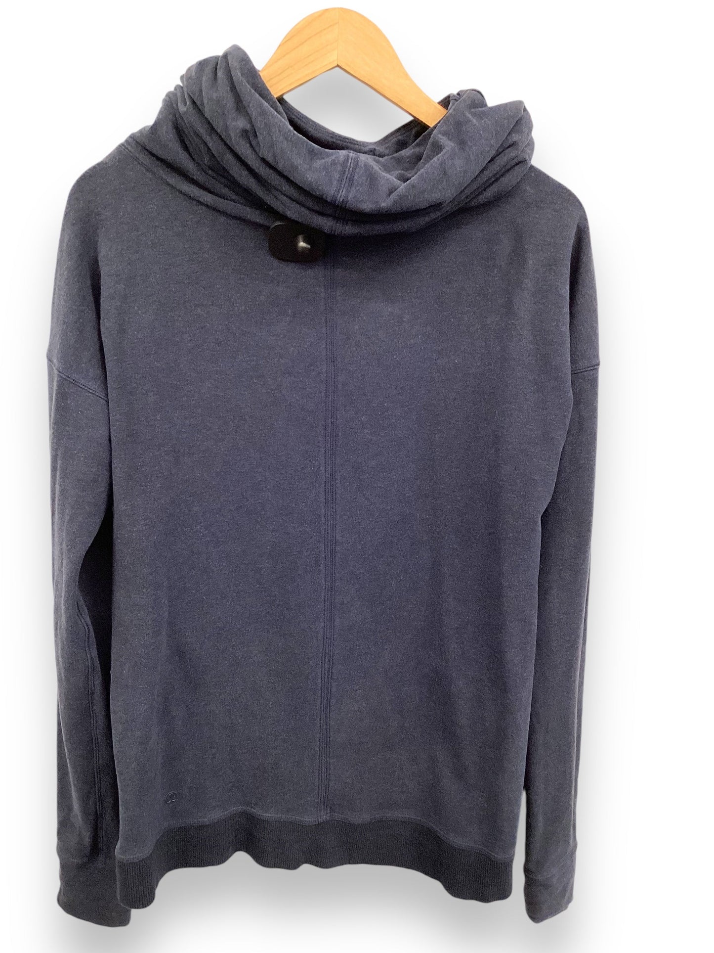 Sweatshirt Hoodie By Lululemon In Navy, Size: S