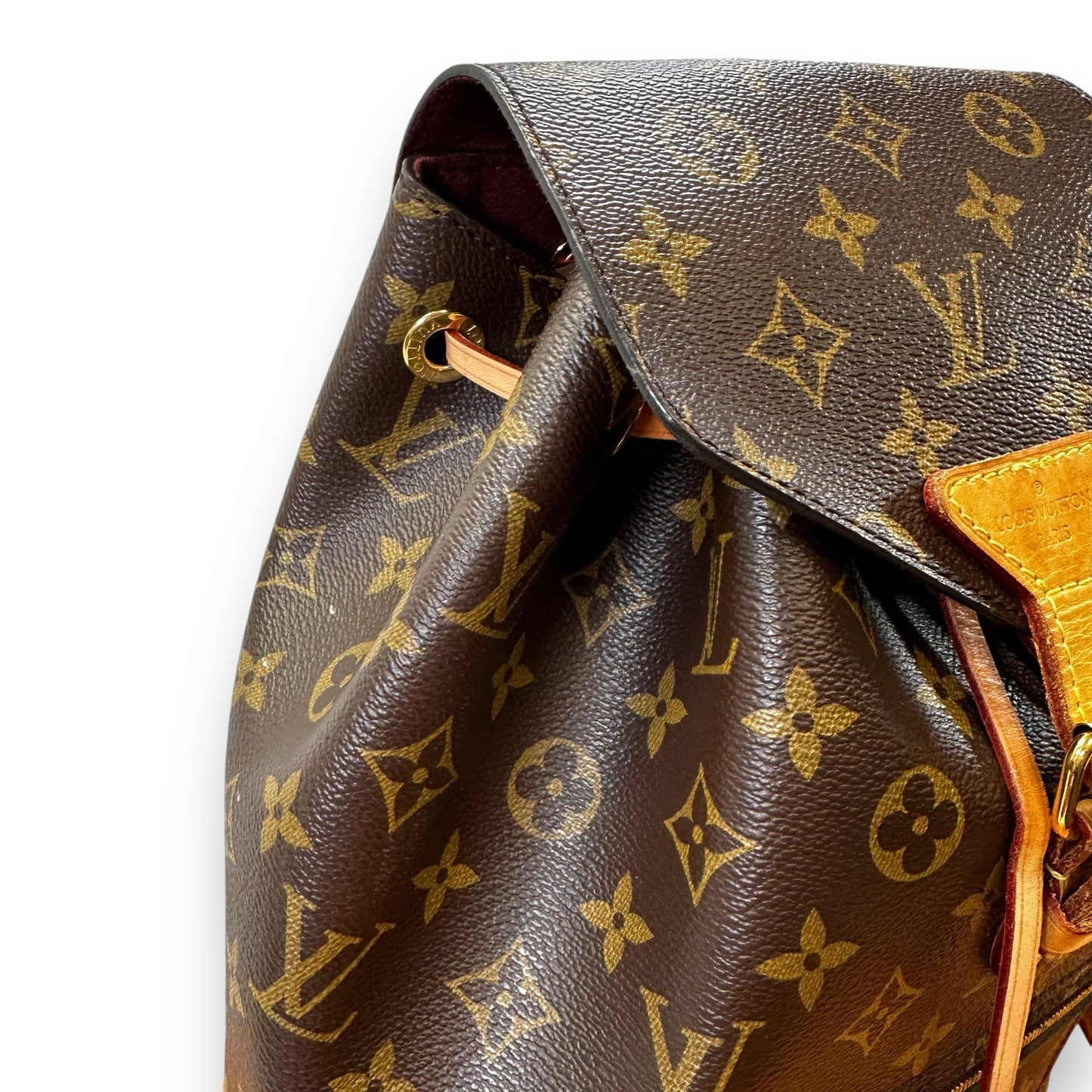 Monogram Montsouris NM Backpack Designer By Louis Vuitton, Size: Small