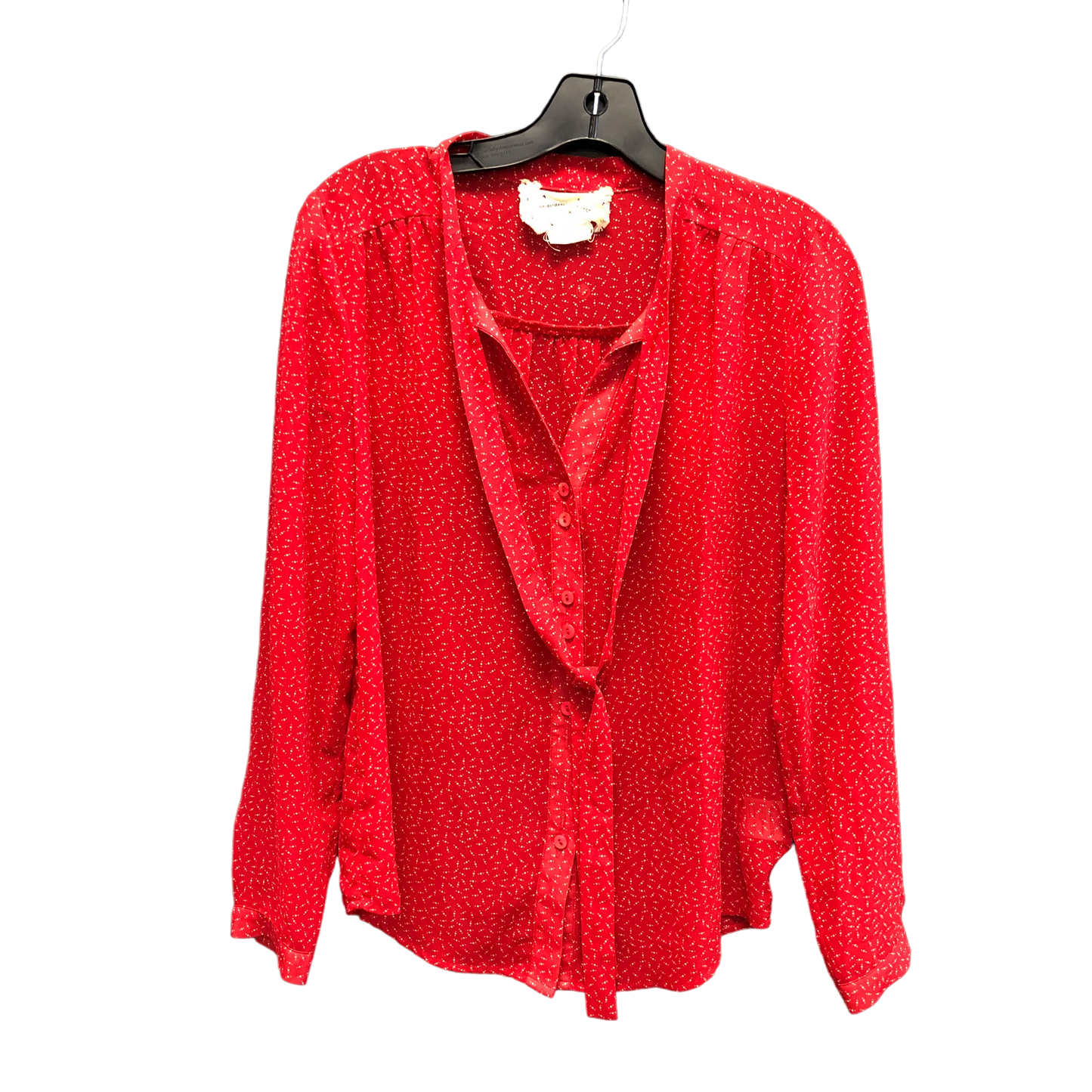 Red Top Long Sleeve coincidence , Size S