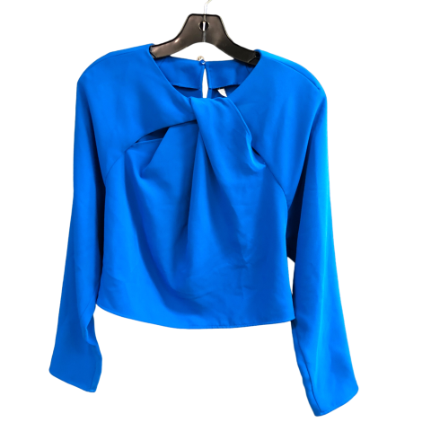 Royal Blue Top Long Sleeve Zara, Size M