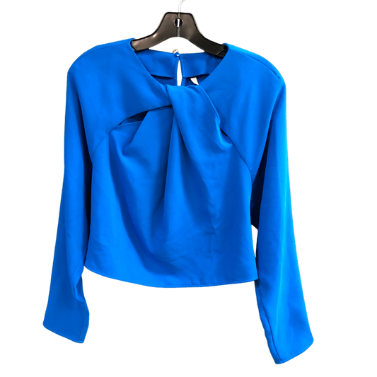 Royal Blue Top Long Sleeve Zara, Size M