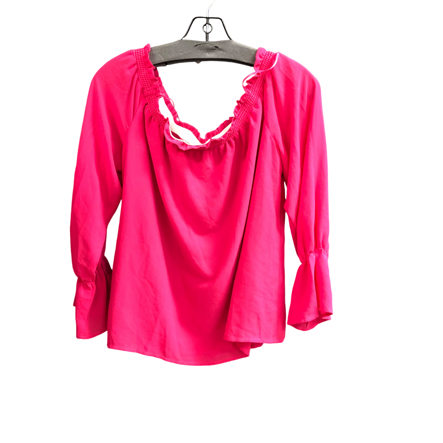 Top Long Sleeve By Wayf In Pink, Size: L