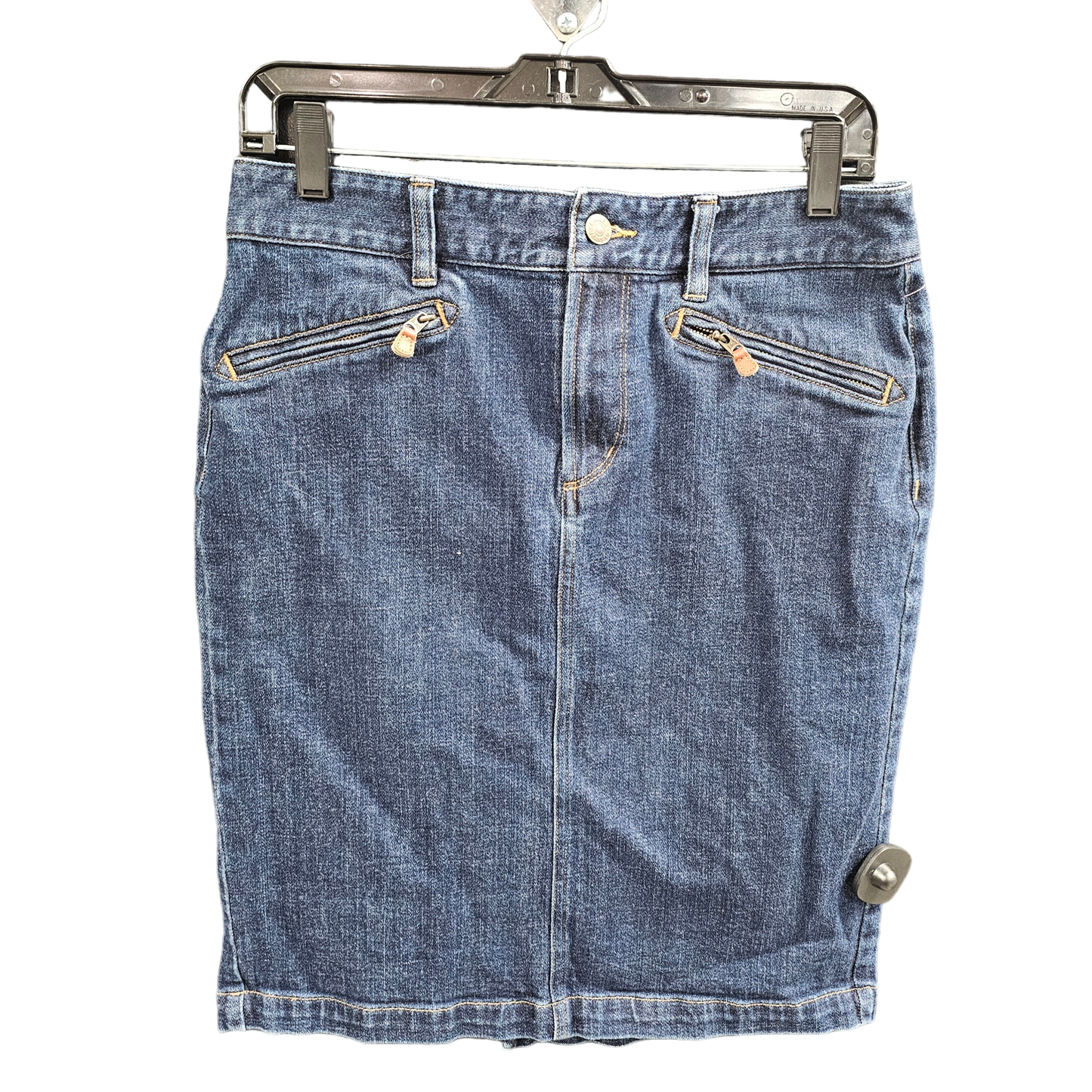 Blue Denim Skirt Mini & Short Lauren By Ralph Lauren, Size 8