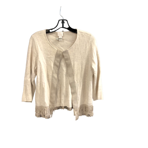 Cream Cardigan Chicos, Size S