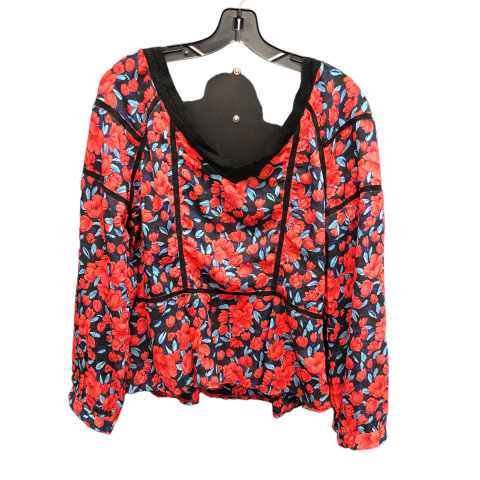 Floral Print Top Long Sleeve RolyPoly, Size L