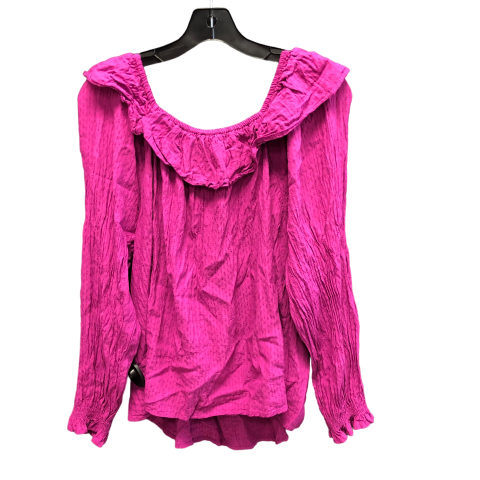 Purple Top Long Sleeve Knox Rose, Size L