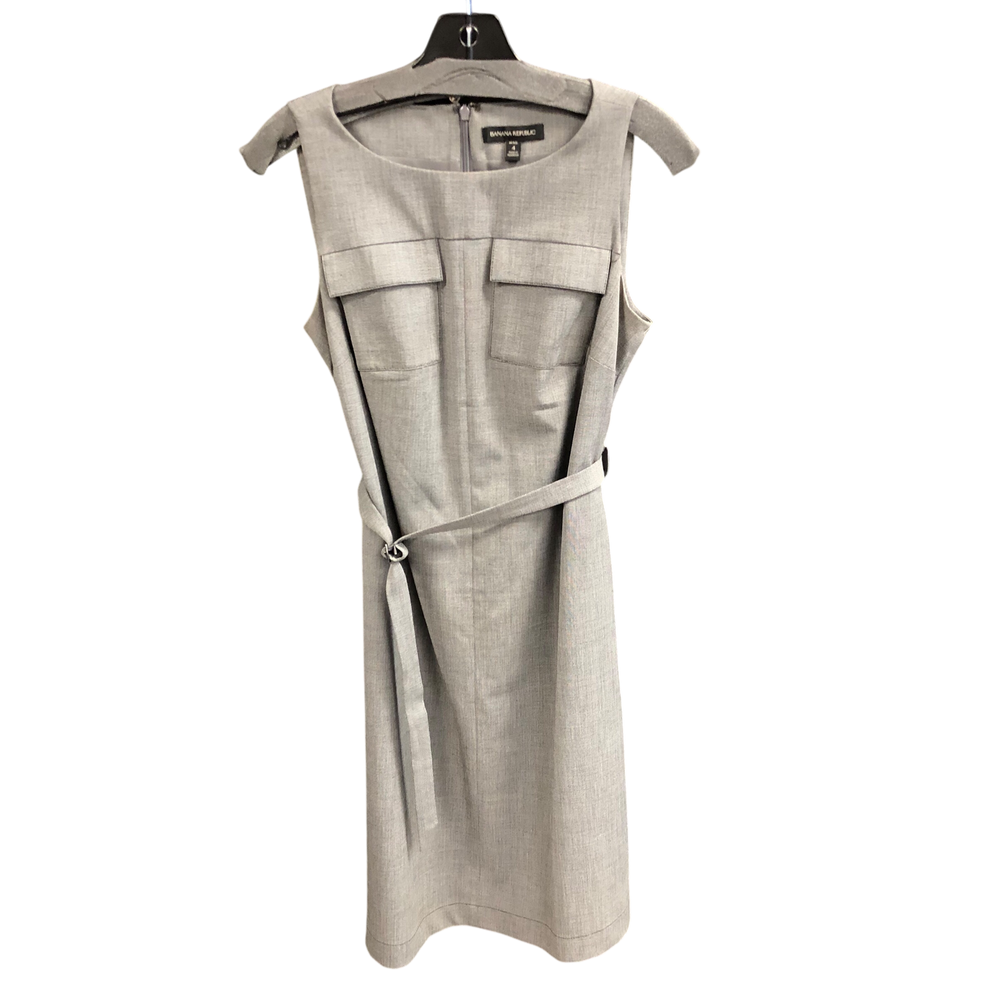 Dress Work By Banana Republic In Grey, Size: 4petite