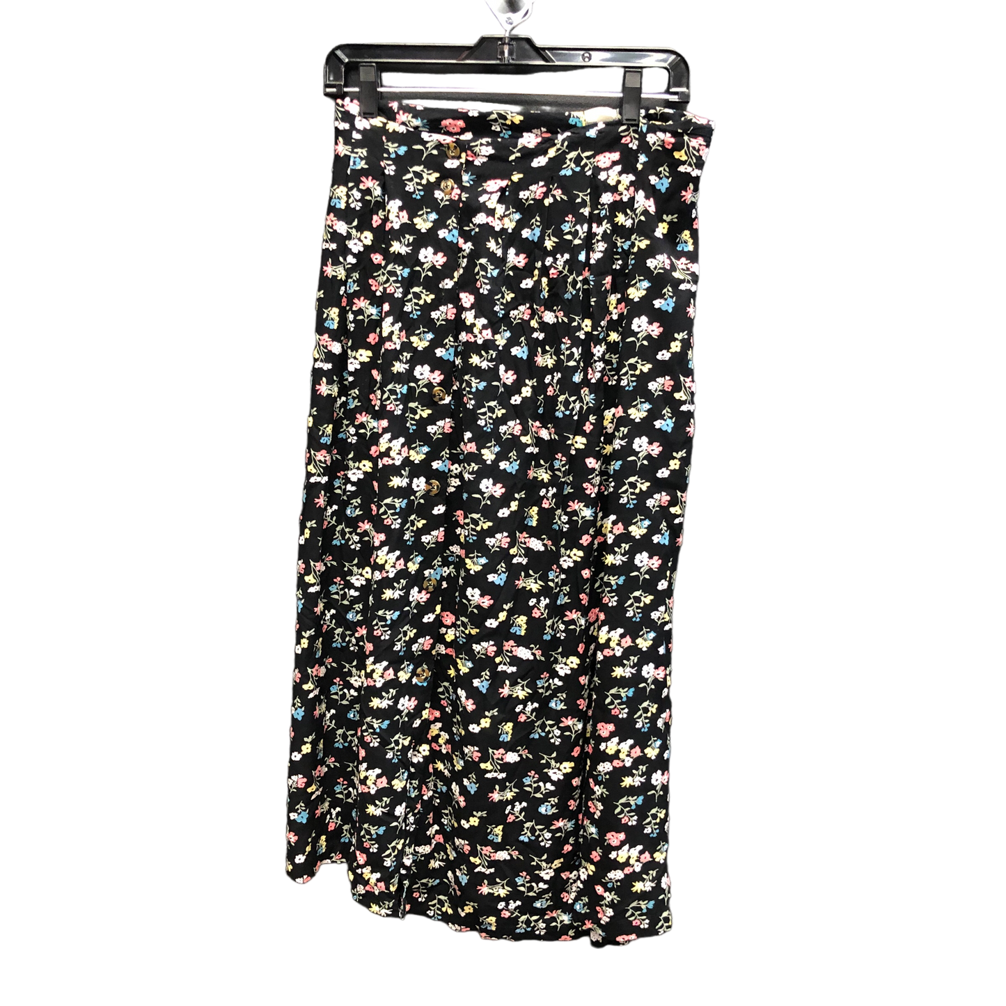 Floral Print Skirt Midi Asos, Size 8