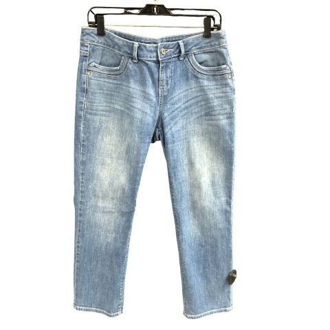 Jeans Straight By Simply Vera In Blue Denim, Size: 8