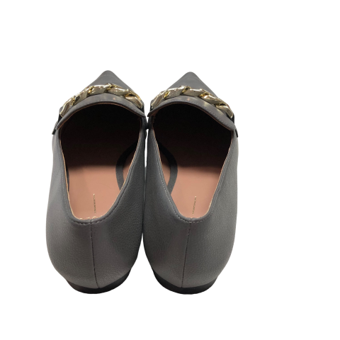 Grey Shoes Flats Linea Paolo, Size 8