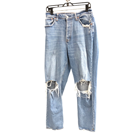 Jeans Boyfriend By Abercrombie And Fitch In Blue Denim, Size: 10