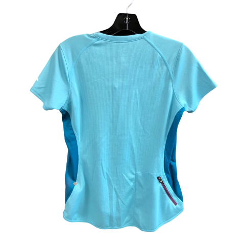 Athletic Top Short Sleeve By Bontrager In Blue, Size: S