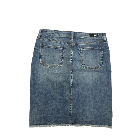 Skirt Mini & Short By Kut In Blue Denim, Size: 8