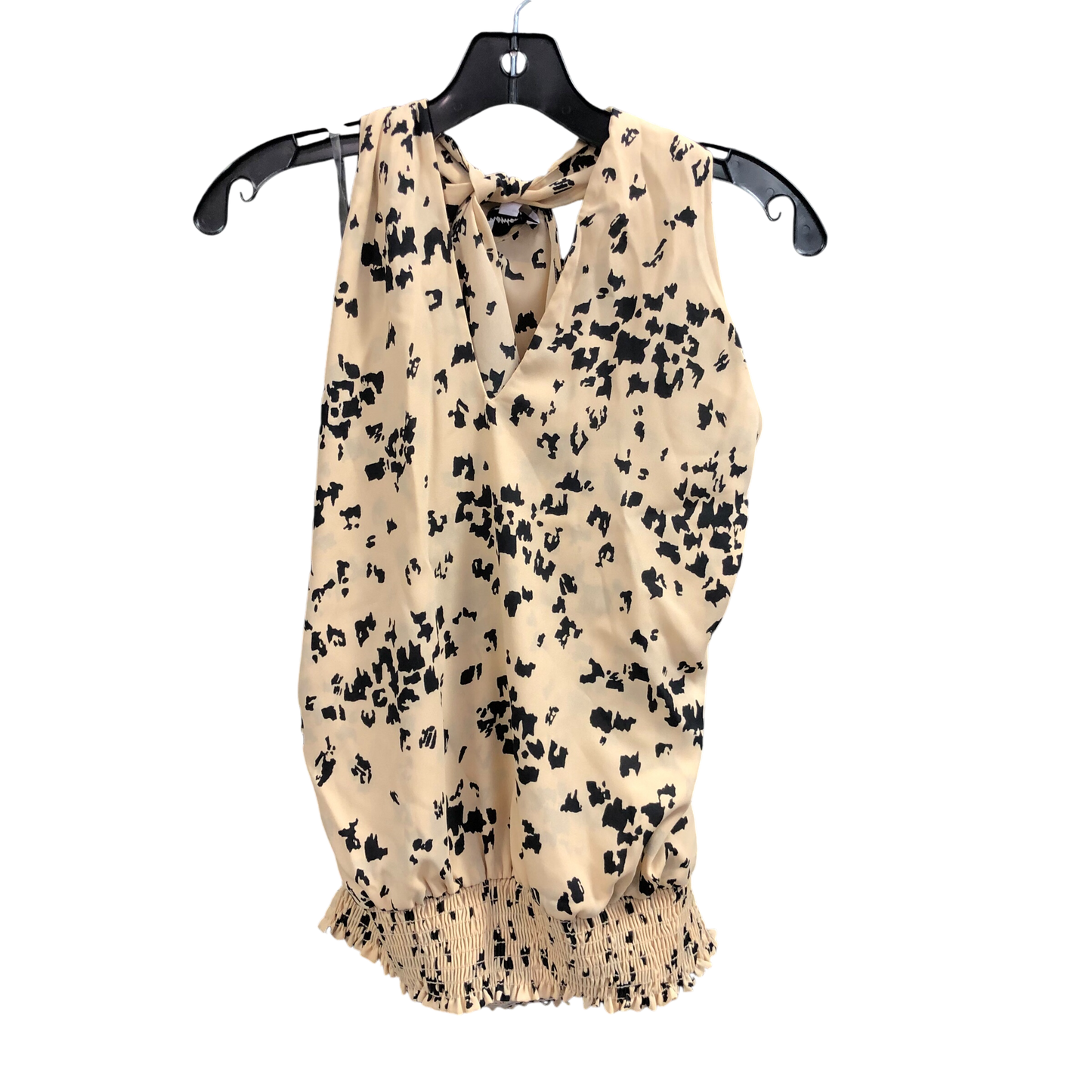 Top Sleeveless By Veronica M In Animal Print, Size: L