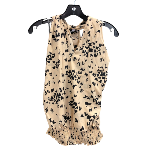 Top Sleeveless By Veronica M In Animal Print, Size: L